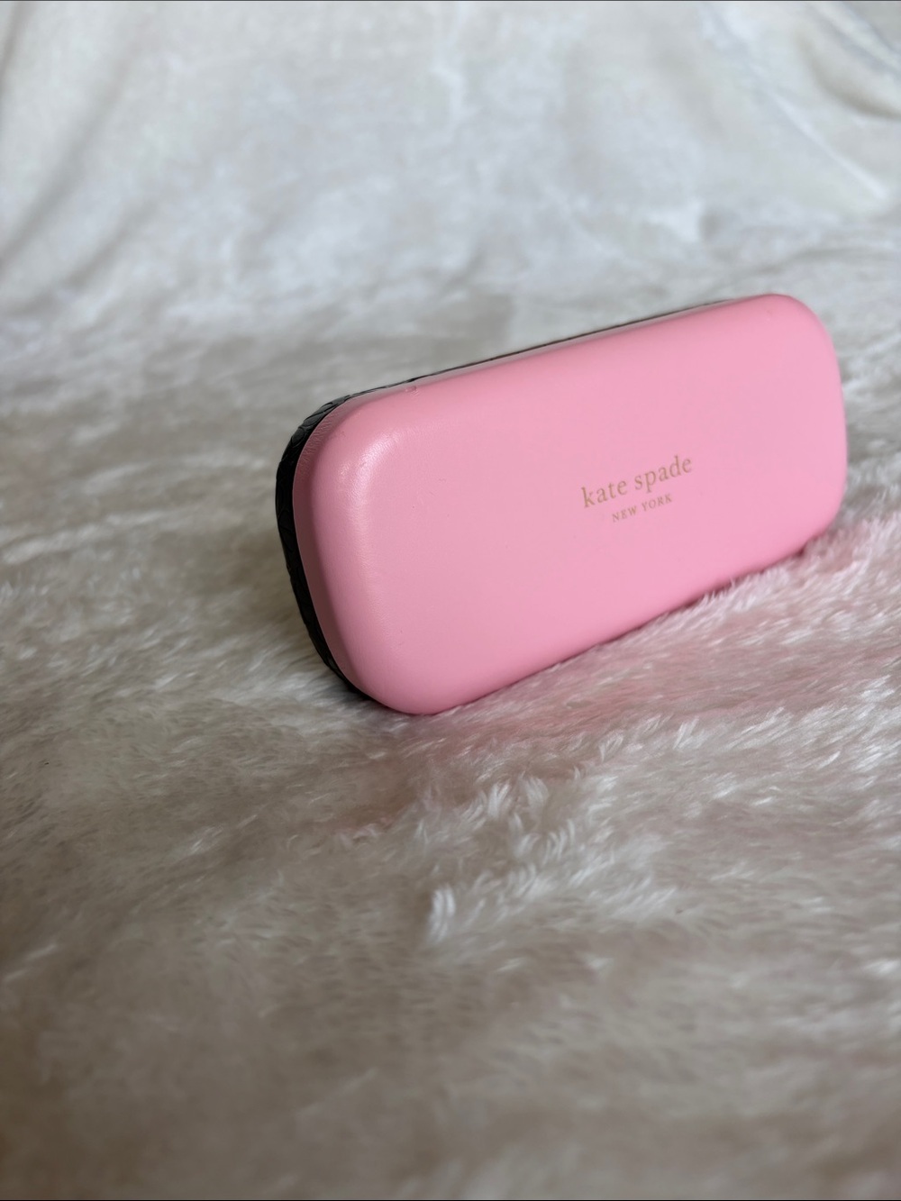 Kate Spade New York “Hello Bright Eyes”Glasses Hard Case | Pink & Green